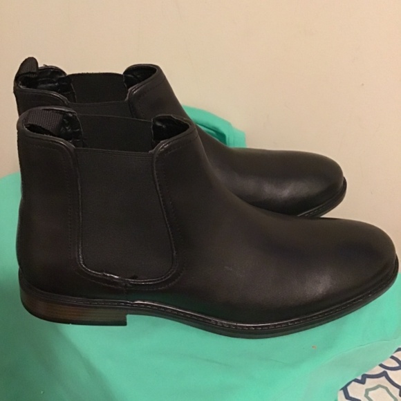 ?FRANCO FORTINI, new without box, size 10.5, black, see photos, leather upper main image 6